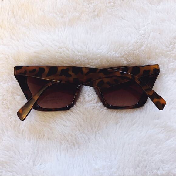 Lucy Tortoise Brown Sleek Square Frame Sunglasses - Picture 10 of 10